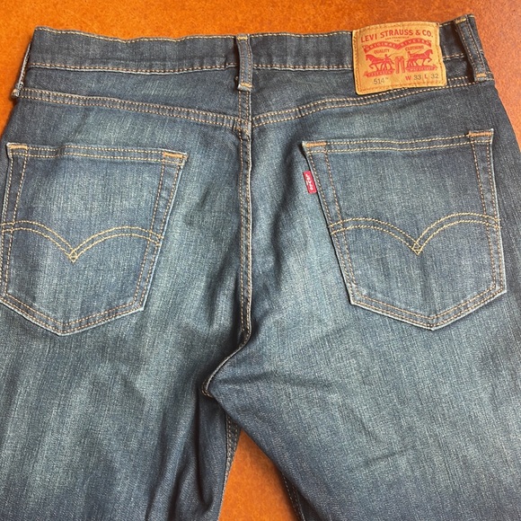 Mens Levi Strauss 514 size 33x32 - Picture 3 of 8